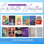 Reading With Rochelle Weinstein: End Of Summer Reads Reading With Rochelle Weinstein: End Of Summer Reads